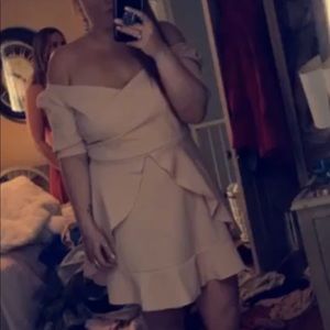 Boohoo skater dress, off the shoulder